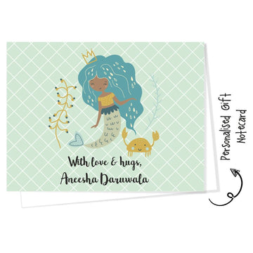 Personalised Gift Notecard - Mermaid Love (18pcs) (PREPAID ONLY)