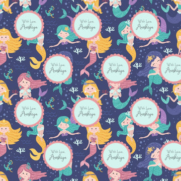 Wrapping Paper - Mermaid Pattern (10pcs) (PREPAID ONLY)
