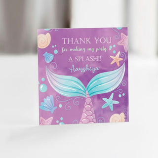 Thank you Labels - Mermaid (24pcs) (PREPAID ONLY)