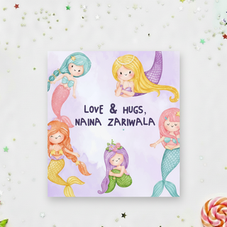 Gift Labels - Mermaid Friends (24pcs) (PREPAID ONLY) (Dispatch in 5-6 Days)