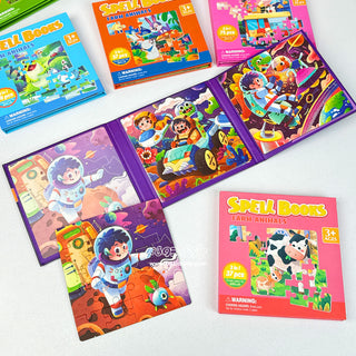 Mini Spell Books 3-in-1 Puzzle Book for Kids | Ages 3+ (Random)