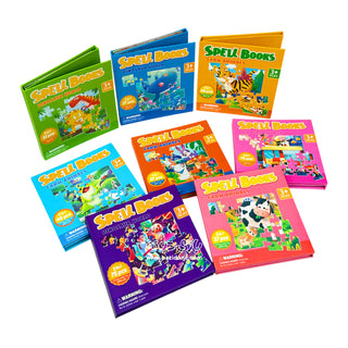 Mini Spell Books 3-in-1 Puzzle Book for Kids | Ages 3+ (Random)