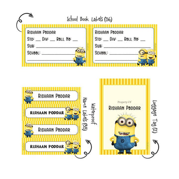 Back to School Combo - Minions (PREPAID ONLY)