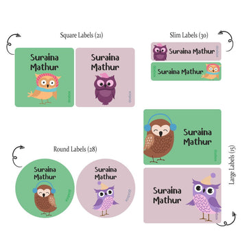 Mixed Labels - Sweet Owl PREPAID ORDER