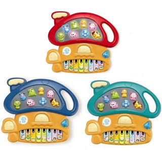 Mushroom/Teapot Design Musical Keyboard Toy for Kids