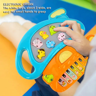 Mushroom/Teapot Design Musical Keyboard Toy for Kids