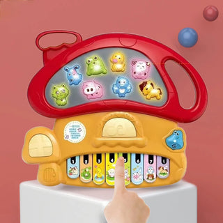 Mushroom/Teapot Design Musical Keyboard Toy for Kids