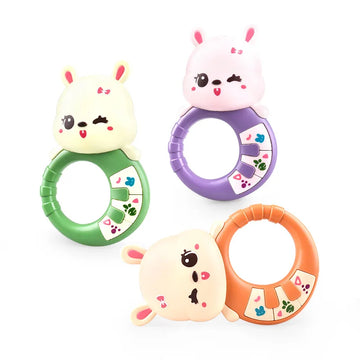 Bunny: Light-Up Musical Rattle for Infant-Toddlers 1pc (Random)
