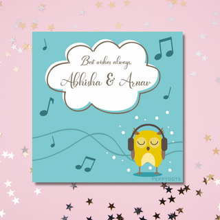 Gift Tag - Musical Owl (48 pcs) (PREPAID ONLY)