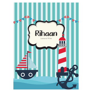 Personalized Writing Practice Book - Nautical (PREPAID ONLY)