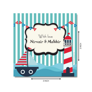 Gift Tag - Nautical (48 pcs) (PREPAID ONLY) (Dispatch in 5-6 Days)