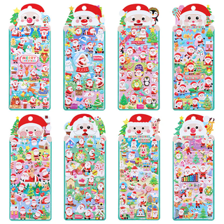 3D Christmas Stickers: Adding Festive Fun to Your Holidays (Random) (1pc)