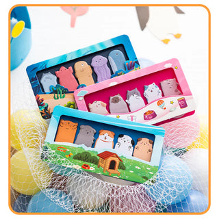 Kawaii Wild Happy Animal Sticky Notes (Pack Of 3)