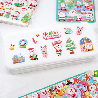 3D Christmas Stickers: Adding Festive Fun to Your Holidays (Random) (1pc)