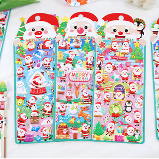 3D Christmas Stickers: Adding Festive Fun to Your Holidays (Random) (1pc)