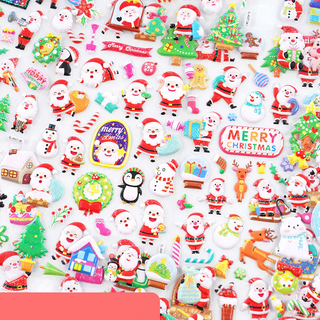 3D Christmas Stickers: Adding Festive Fun to Your Holidays (Random) (1pc)