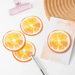 Kawaii Fruit Shaped Sticky Notes | Memo Pads for Kids (Pack of 4)