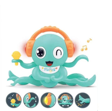 Octo-Dance: Crawling Octopus Toy with Light and Sound for Kids