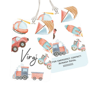 Bag Tag - On The Move - Pack of 2 Tags - PREPAID ONLY (Dispatch in 5-6 Days)