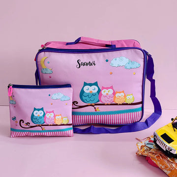 Overnight Bag with Pouch - Owl (PREPAID ONLY)
