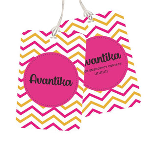 Bag Tag - Pattern Play - Pack of 2 Tags - PREPAID ONLY (Dispatch in 5-6 Days)