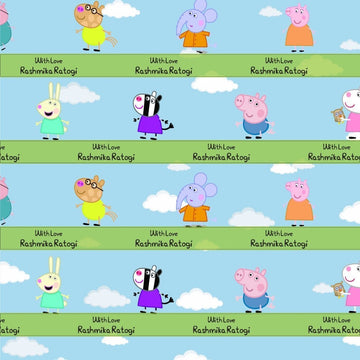 Personalised Wrapping paper -  Peppa Pig (PREPAID)