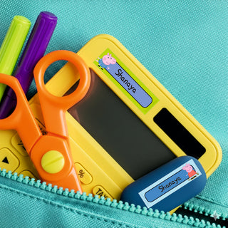 Waterproof Labels - Peppa Pig - Pack of 88 labels - PREPAID ONLY