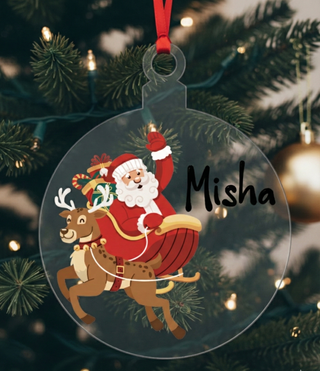 Personalised Ornaments - Santa Fun Ride (PREPAID ORDER)