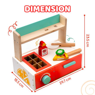 Pretend Play Pizza Station for Kids