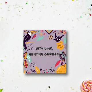 Gift Labels - Purple Tribal (24pcs) (PREPAID ONLY) (Dispatch in 5-6 Days)