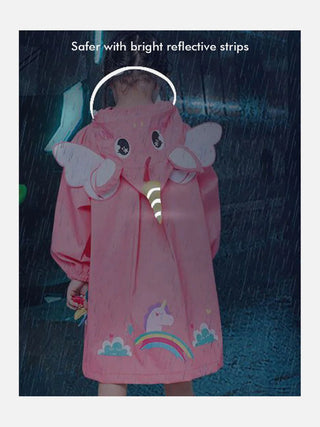 Adorable Cartoon Raincoat for Kids (Only Raincoat)
