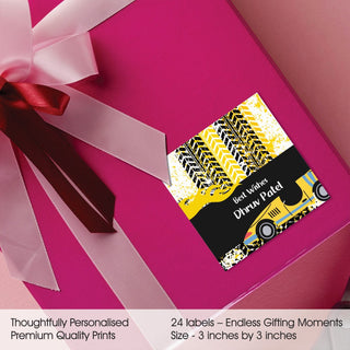 Gift Labels personalized - Racers Club (PREPAID ORDER)
