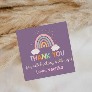 Thank you Labels - Rainbow (24pcs) (PREPAID ONLY)