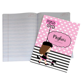 Personalized Writing Practice Book - Paris Dog (PREPAID ONLY)