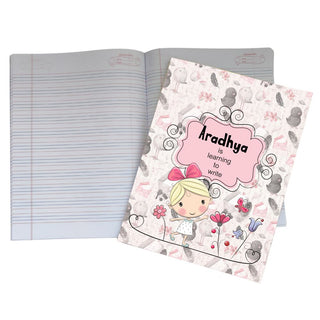 Personalized Writing Practice Book - Girl with Butterfly (PREPAID ONLY)