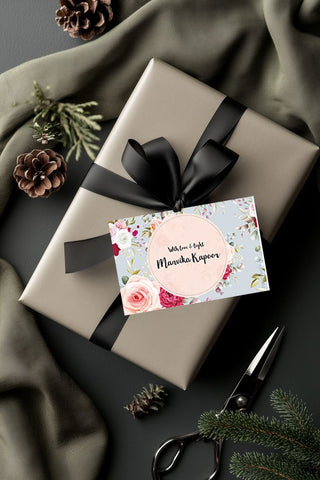 Gift Tag - Rose Garden (72 pcs) (PREPAID ONLY)