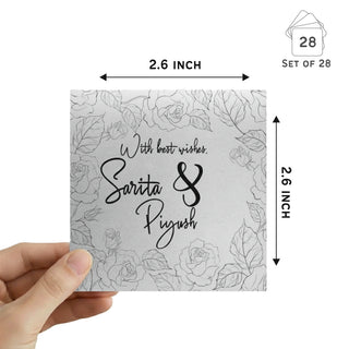 Silver Gift Tag - Rose Garden (PREPAID)