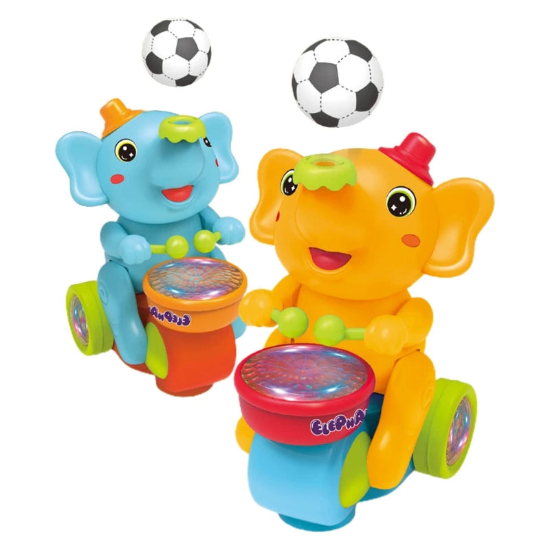 Fisher price elephant sales drum set