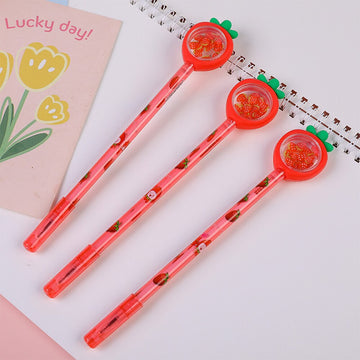 Strawberry / Carrot Topper Pen for Kids Pack of 2