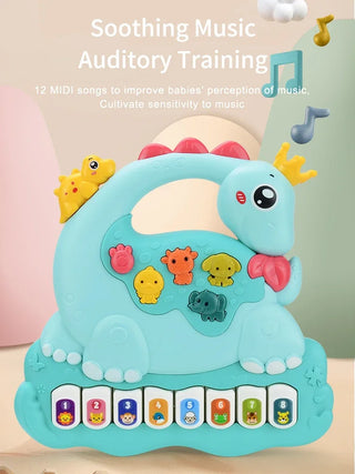 Dinosaur Design Keyboard Piano for Kids Age 2+