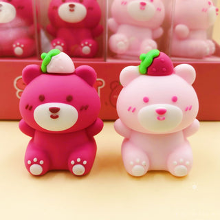 Strawberry Bear Sharpener: Fun and Functional Pencil Sharpening for Kids (Pack of 1)