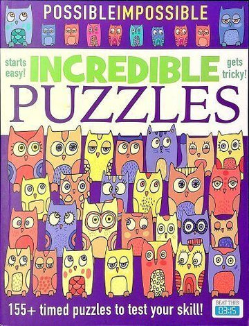 Possible Impossible INCREDIBLE PUZZLES Book