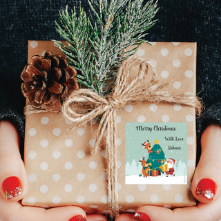 Gift Labels - Santa & Friends (24pcs) (PREPAID ONLY) (Dispatch in 5-6 Days)