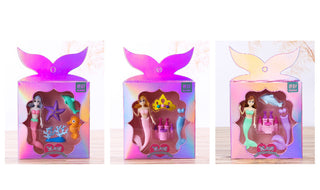 Magical Mermaid 3D Eraser Set: Dive into Fun and Erase with Style