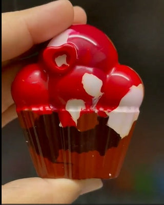 Cupcake Design Crayons 1pc (RANDOM)