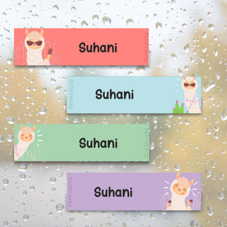 Waterproof Labels - Sheep Lama - Pack of 88 labels - PREPAID ONLY