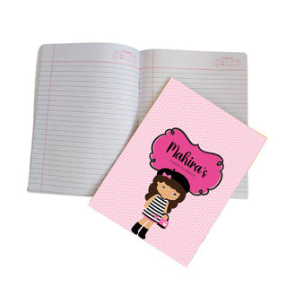 Personalized Writing Practice Book - Girl with Purse (PREPAID ONLY)