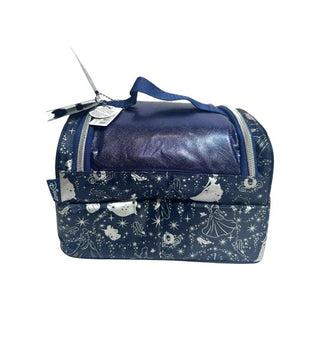 Disney Princess Cinderella Lunch Bag | Insulated Dual Compartment with Glitter & Shoulder Strap