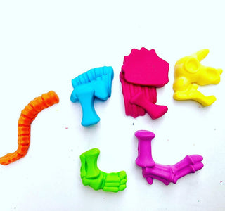 Dino Fossil Design Crayons Set of 2
