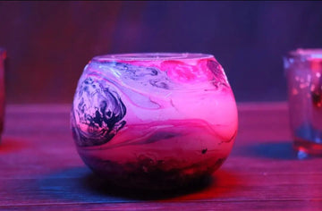 MarbleGlow Radiance: Artisan Handpoured Jar Candle